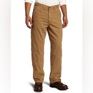 Carhartt utility work pants cargo flannel lined 40x32